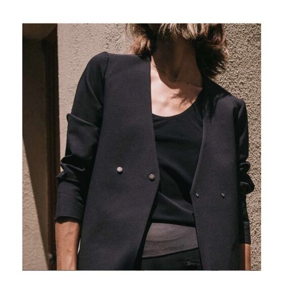 ADAY Double Take Double Breasted Blazer Size Small - Picture 5 of 13